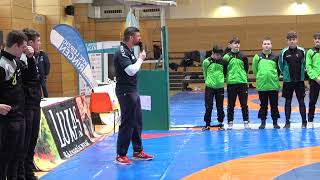 Wrestling / Ringen LM Sachsen 2024, Jugend A (U17) Freestyle, Eröffnung