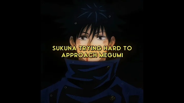 Sukuna was trying to approach Megumi 💀 #anime #jujutsukaisen #animeedit #jjk #edit