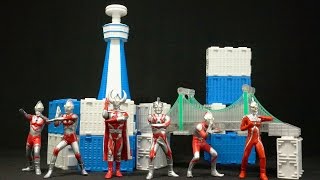 ウルトラシティシリーズ ウルトラシティジオラマセット Ultra City Series Ultra City diorama set