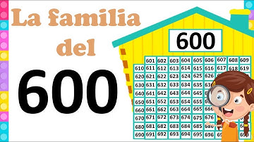 La familia del 600 | Aprende los números