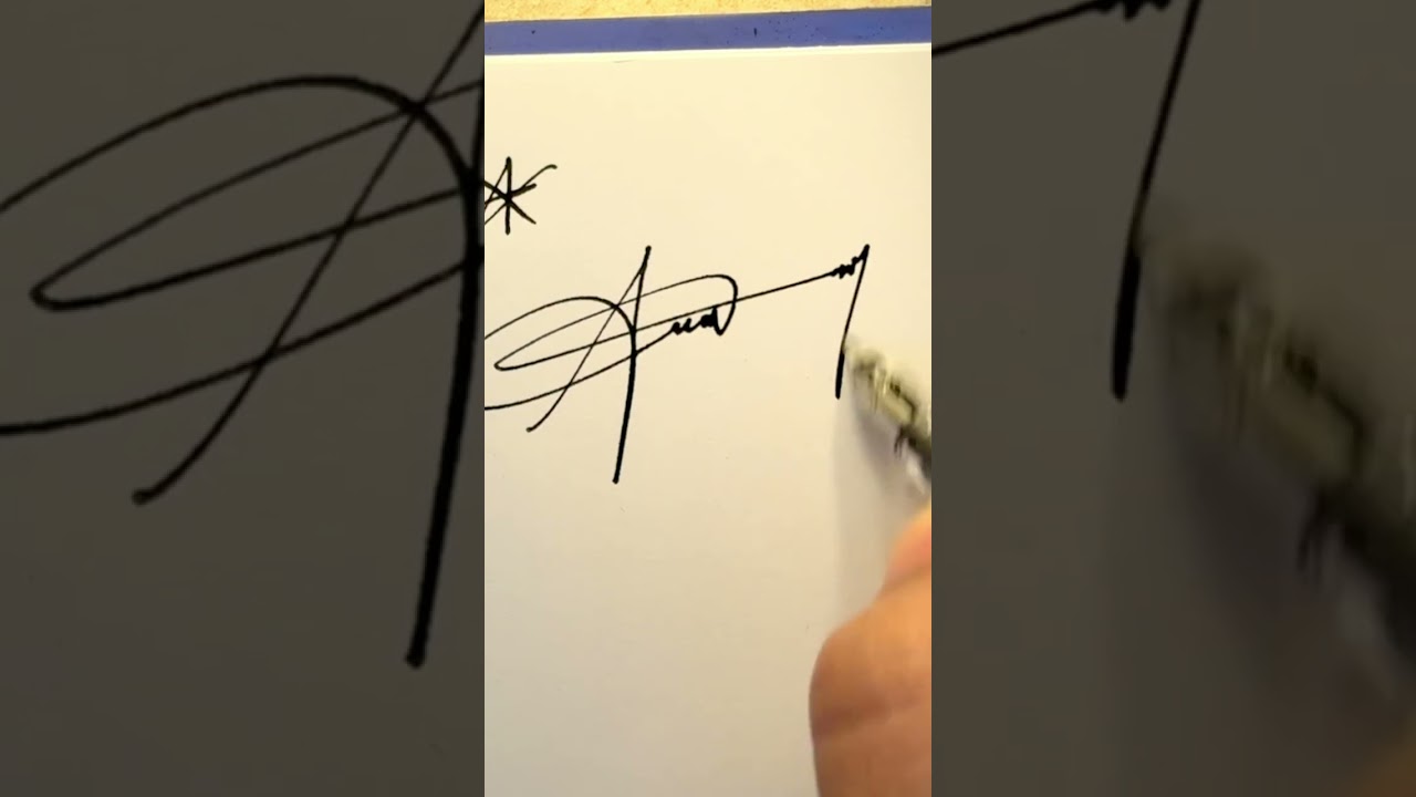 A clean, elegant handwritten signature. 