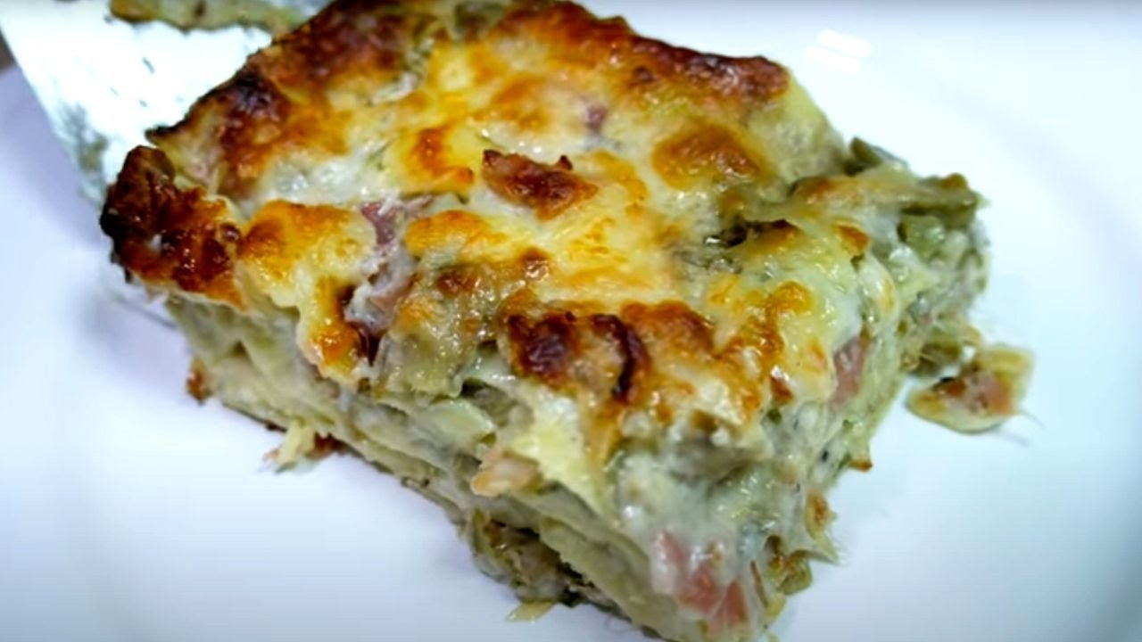 COME FARE UNA LASAGNA SPETTACOLARE AI CARCIOFI E SPECK super facile e veloce