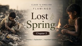 Lost Spring Full Explanation in Hindi | Class 12 English Chapter 2 | Flamingo #fluentwithshahna 