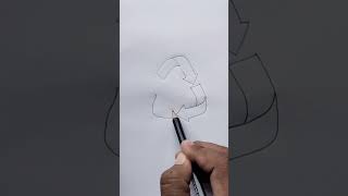 How to draw a Recycling symbol easy #art#draw
