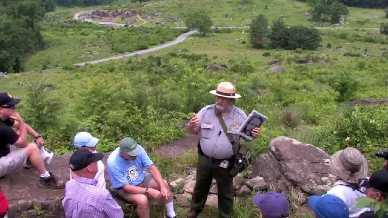 The Battle for Little Round Top Ranger Chuck Teague YouTube