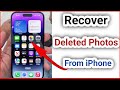 How to Recover Permanently DELETED Photos & Videos on iPhone iOS iPad 2022 Update! Hindi 2022