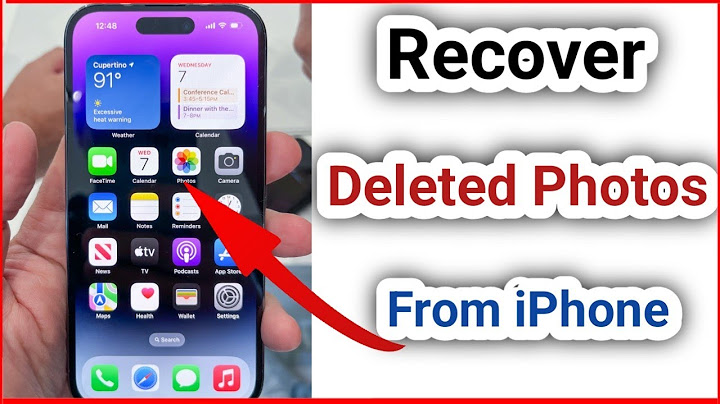 How to recover photos deleted from recently deleted on iphone