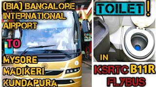 KSRTC FLY BUS Review and Walk Around- Luxurious Travel From Airport to Mysore, Madikeri & Kundapura