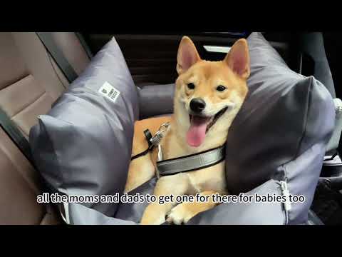 FunnyFuzzy Travel Dog Car Seat Bed