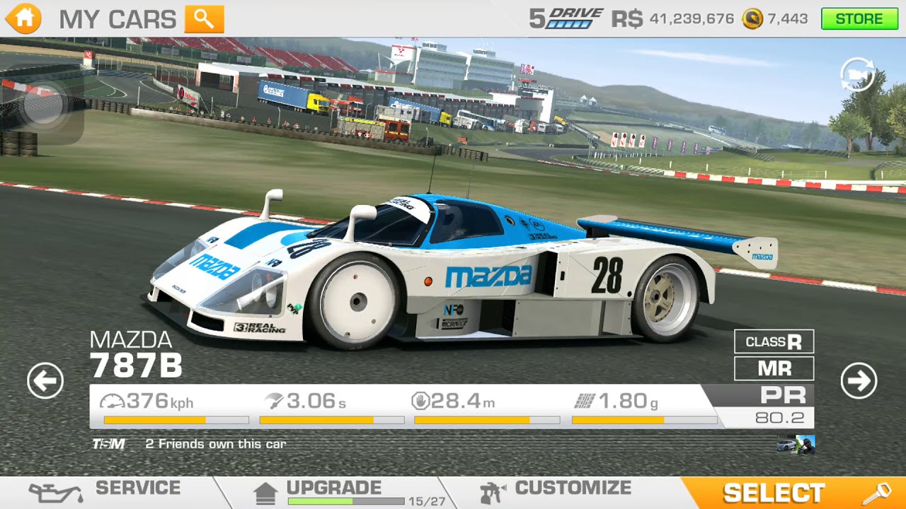[Real Racing 3] Car engine sound in Main Menu - YouTube