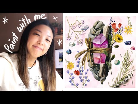 studio vlog 01//paint with me ✨