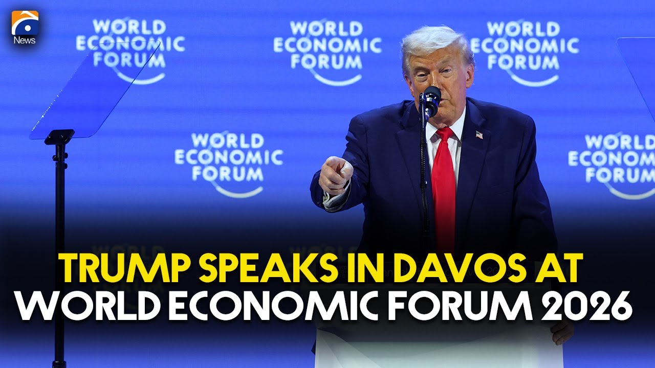 Davos: Donald Trump Speaks At World Economic Forum | Geo News English
