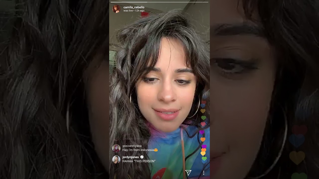 Camila cabello live on Instagram 6th September 2019 - YouTube