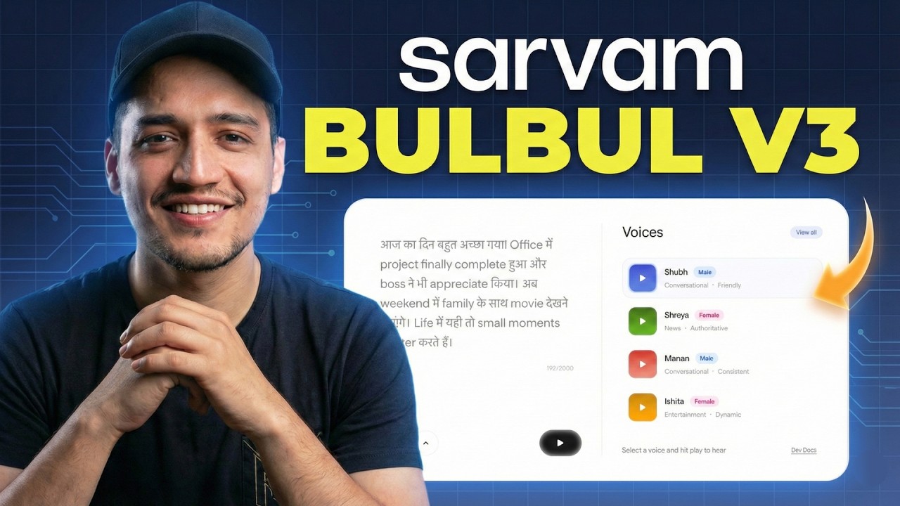Sarvam AI DROPPED Bulbul V3 - Beats ElevenLabs in Indian Languages!! 🔥