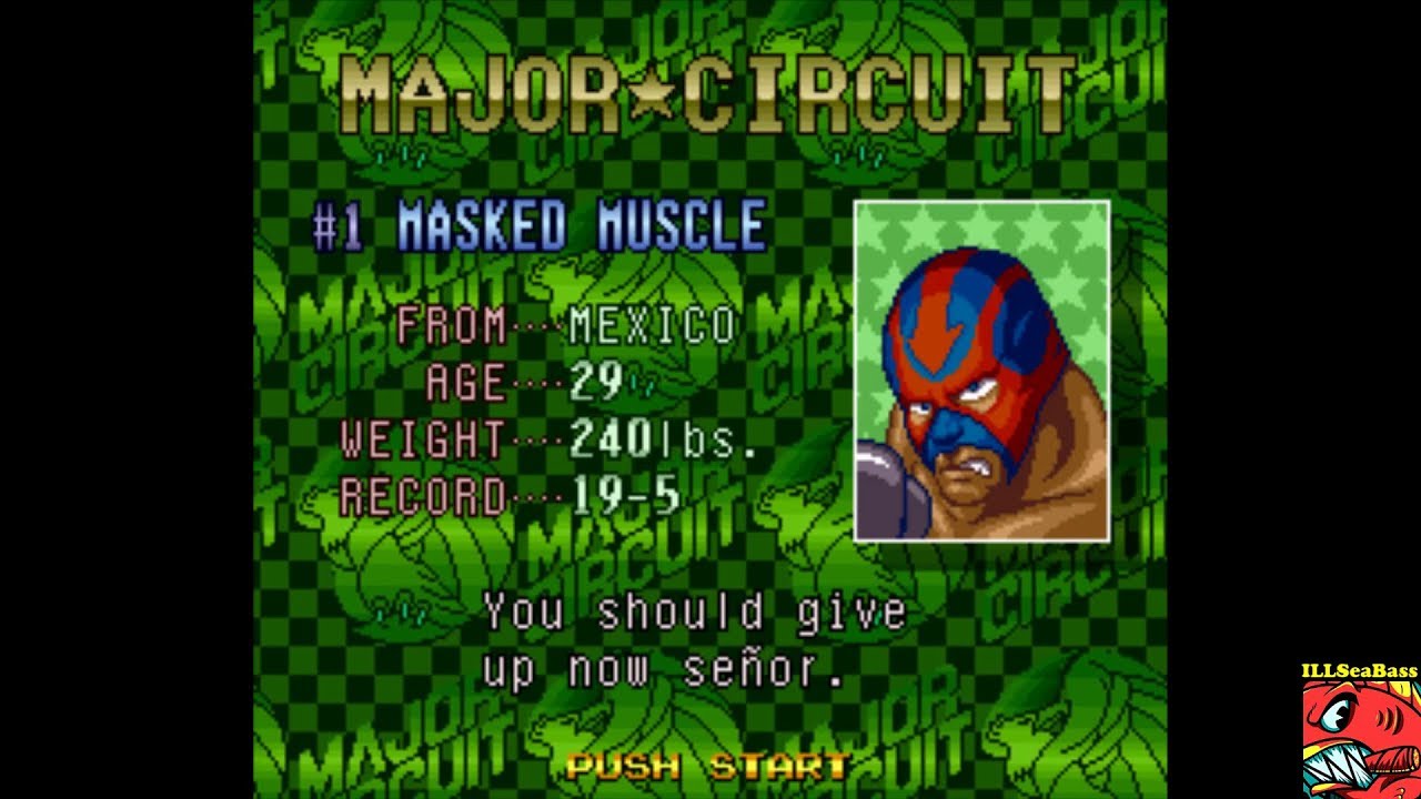 Super Punch-Out!! [Masked Muscle] SNES - 42,580 - YouTube
