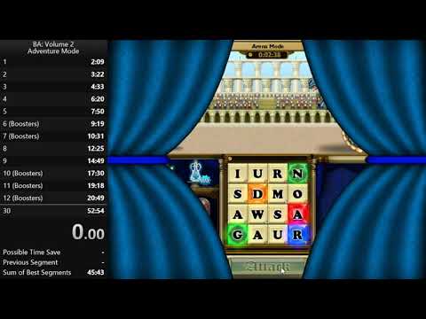 Arena In 5 26 IGT Bookworm Adventures 2 Speedrun