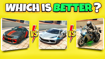 Extreme Car Driving Simulator VS Extreme Car Driving Stunts VS Extreme Motorcycle Simulator 😱