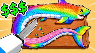 I Made BILLIONS Ripping Scales off Fish in Roblox... screenshot 3