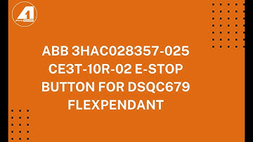 ABB 3HAC028357-025 CE3T-10R-02 E-Stop Button for DSQC679 Flexpendant