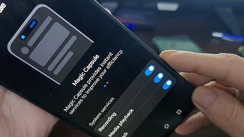 How to use magic capsule in honor X8C | How to enable dynamic island on honor X8C