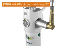 WEH® TW152 with RPV pin and 90° media inlet | Function