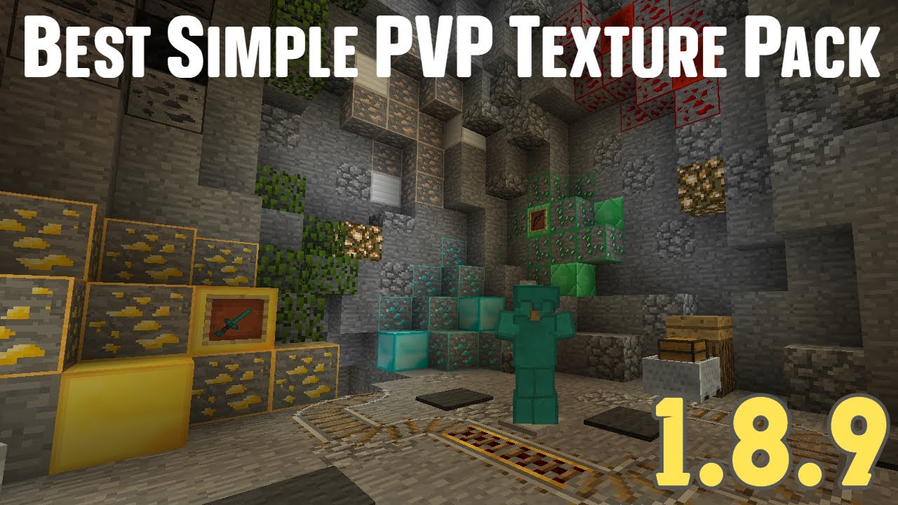 MY FAVORITE Simple PVP Texture Pack in Minecraft 1.8.9 - YouTube