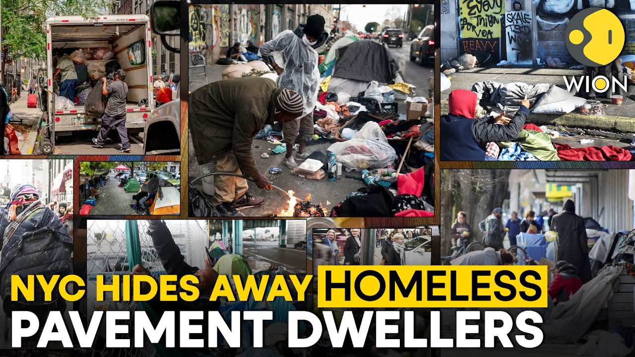 NYC relocates homeless pavement dwellers from the area around the UN headquarters for UNGA Meet 2023