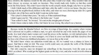 8.4. I am Malala. Chapter 5