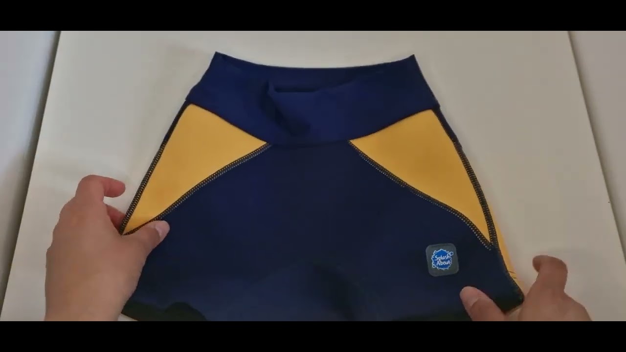 Splash About Kids Jammers Navy/Yellow | Perfect Swimwear for Active Kids | Swim Training & Fun!