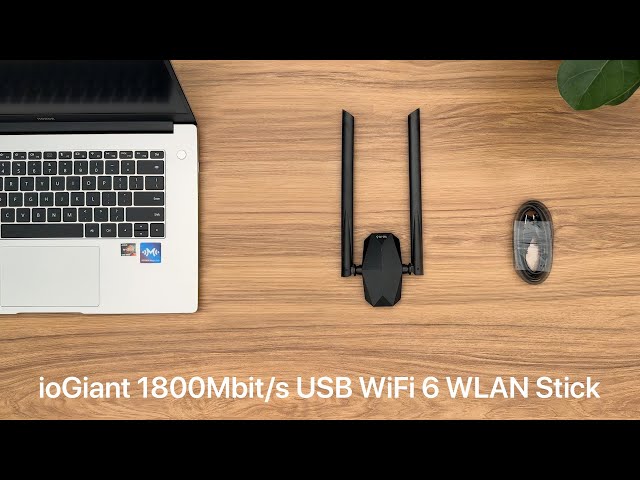 So installieren Sie ioGiant AX1800 USB WiFi 6 WLAN Stick 