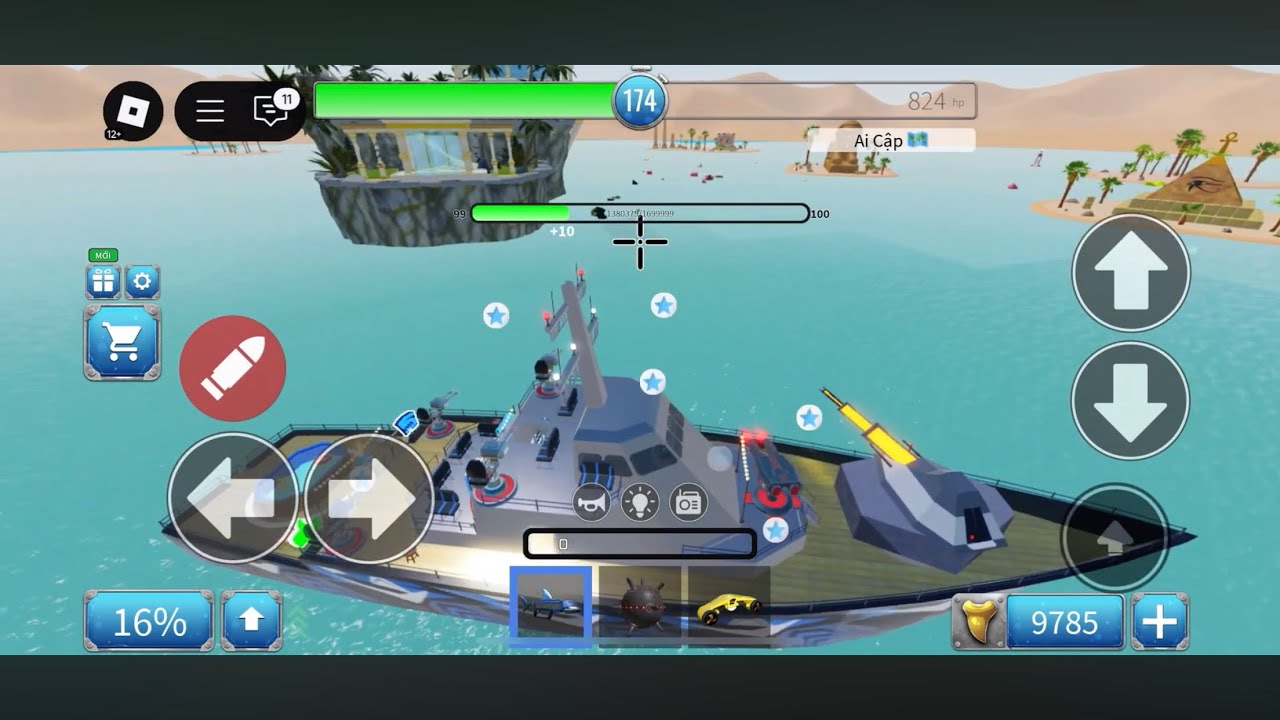 Roblox - SharkBite 2 : Frigate Warship (Not Bad).