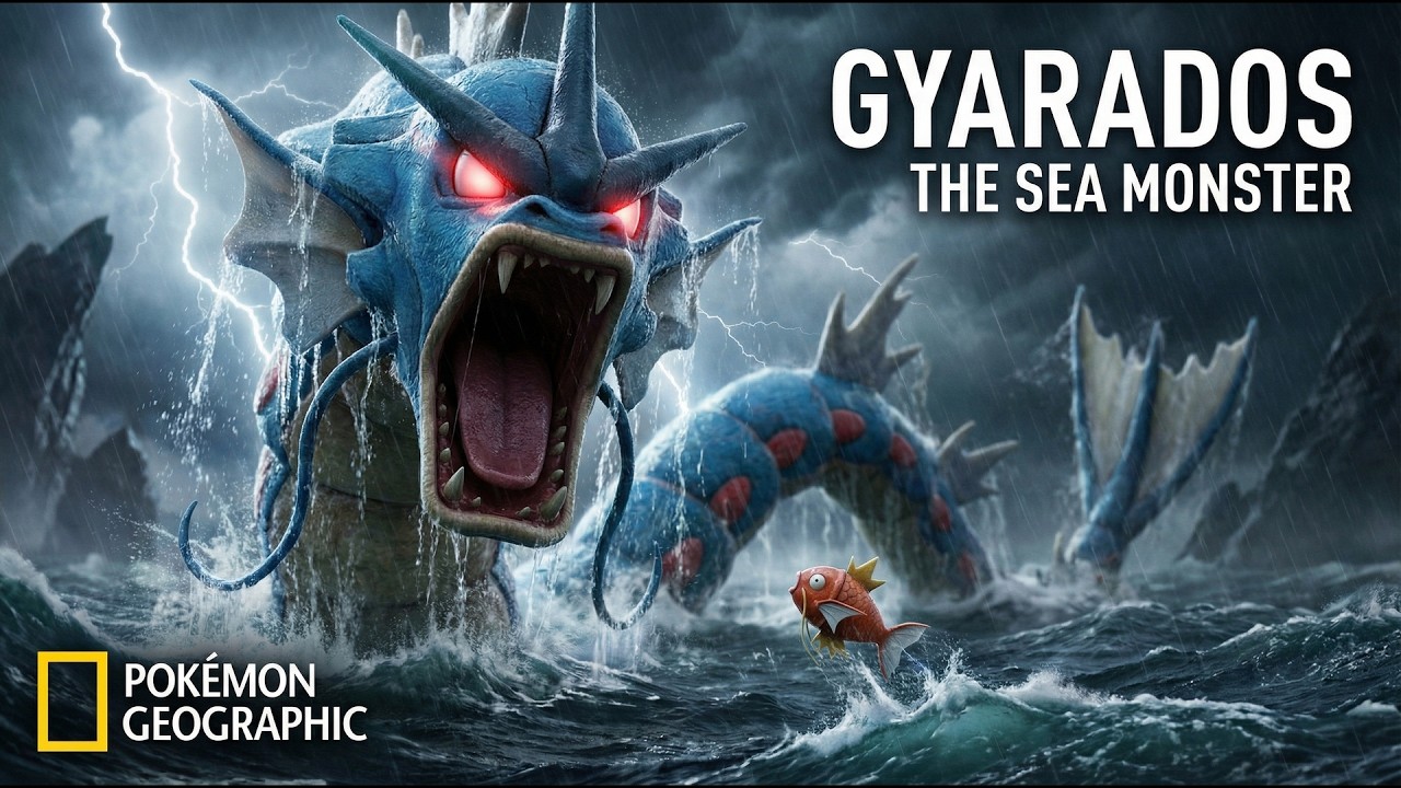 NatGeo: Gyarados | The Raging Leviathan – Biology of a Sea Monster (Pokémon Documentary)