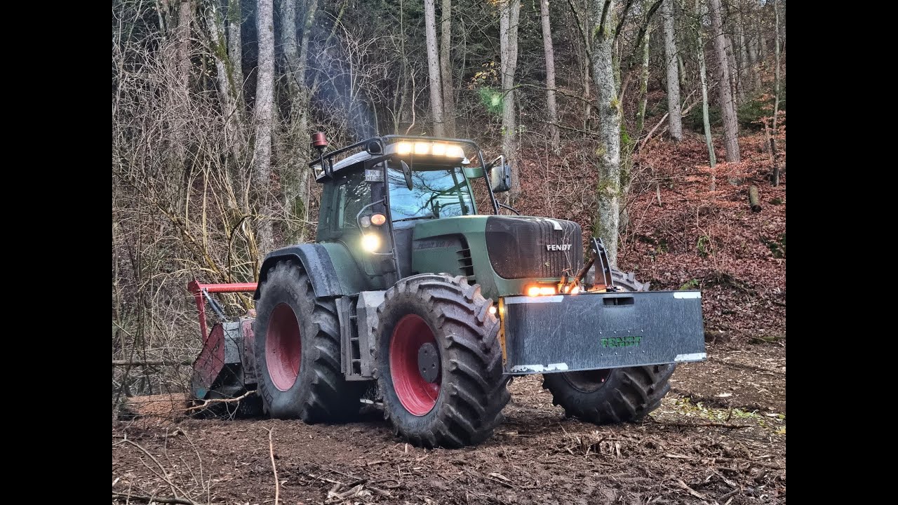 🌲Fendt 930 Vario TMS • Sound pur • Picursa Fighter 2400 • Forstmulchen • forest mulch🌲