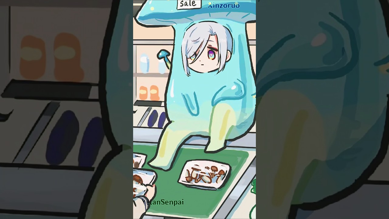 Yelan,Keqing And Neuvillette At Supermarket [ Genshin Impact Comic ]