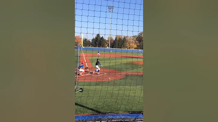 Chad Colbert pitching at Indiana state showcase