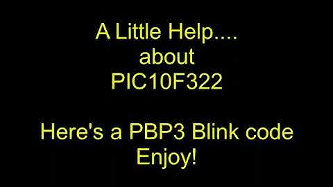 PIC10F322