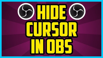 How To Hide Cursor In OBS Studio 2017 (QUICK & EASY) - How To Hide Mouse In OBS