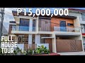 House Tour GT15 | Corner Modern Tropical House and lot for sale | Greenwoods Subd. Taytay, Rizal