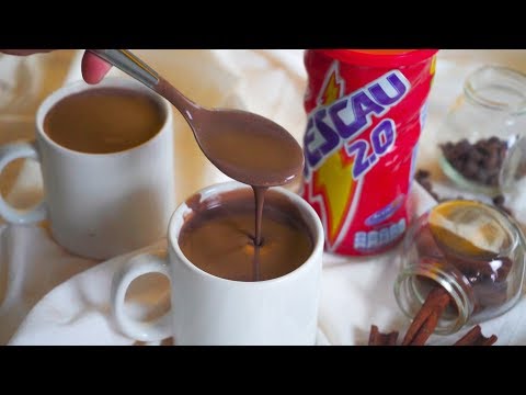 CHOCOLATE QUENTE CREMOSO COM NESCAU | Nandu Andrade