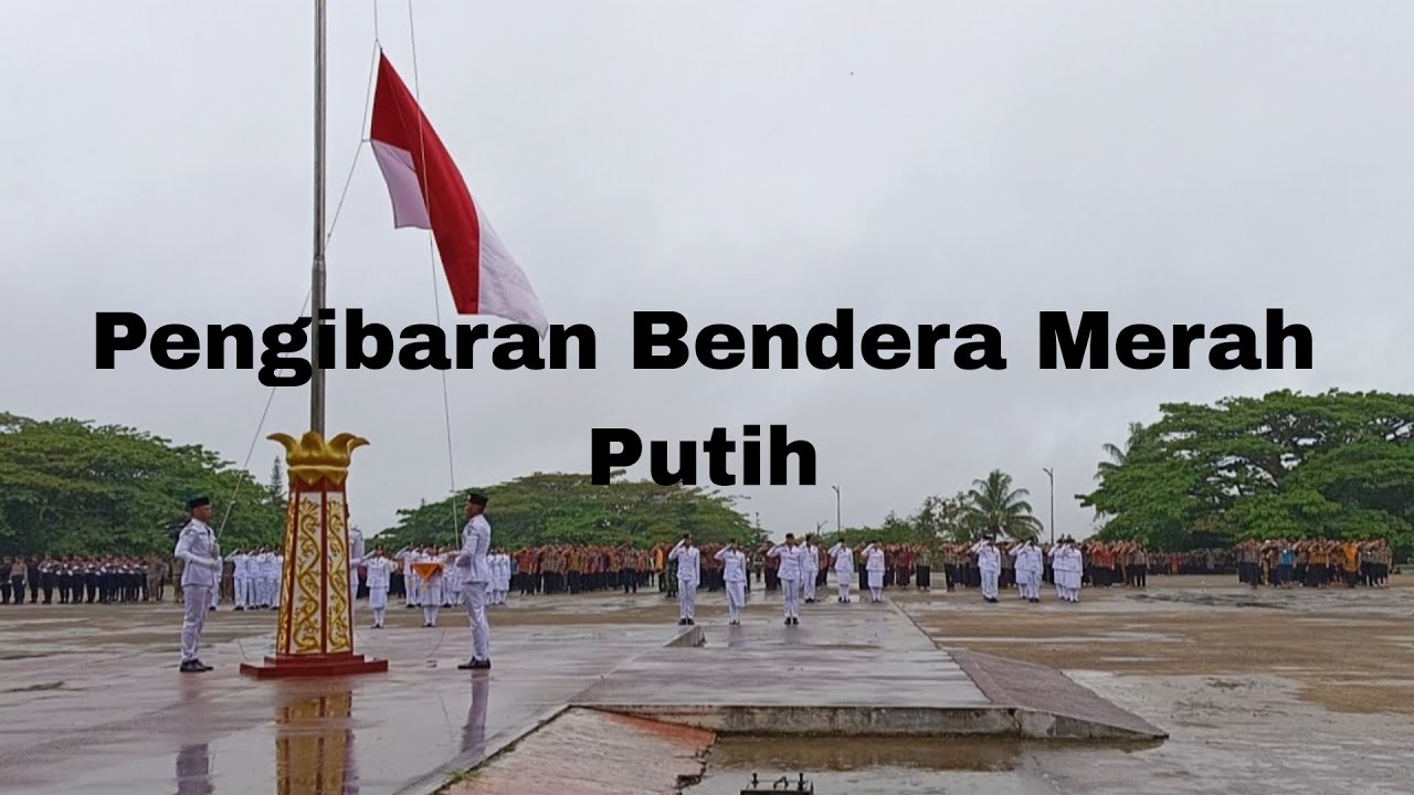 Upacara memperingati hari lahir Pancasila alun-alun Itho kab. Kutai Barat
