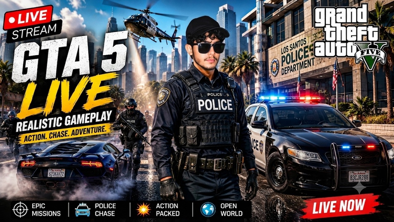 GTA 5 LIVE | Unlimited Fun & Epic Gameplay | Nexora Live |#shortslive #shortsfeed #gta5 #gtaonline