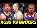 Mamaw si Westbrook, PINIKON si Dillon Brooks| Durant Home Debut, nang-Trashtalk!