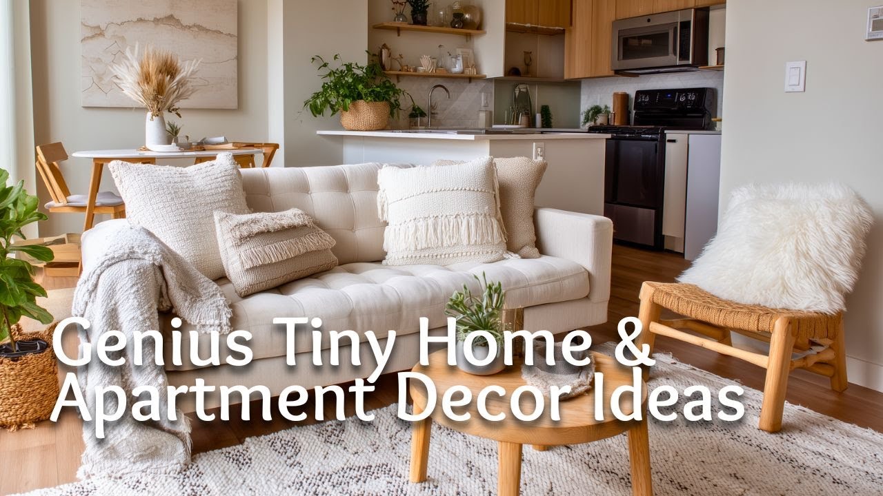 Genius Tiny Home & Apartment Decor Ideas That Maximize Every Inch - YouTube