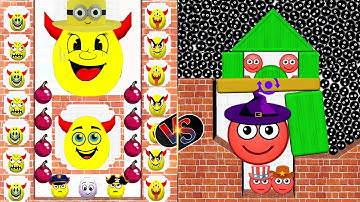HIDE BALL brain teaser games 🆚 Draw to smash - save the doge & bee Gameplay part 24 #hideball
