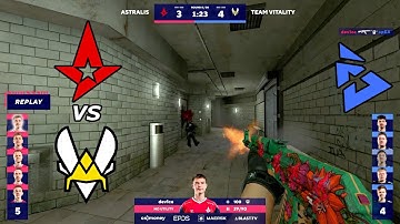 Astralis vs Vitality - HIGHLIGHTS - OVERPASS - BLAST: Premier Spring CSGO 2023.