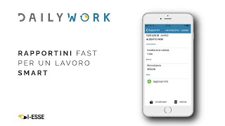 Dailywork | L'applicazione che ti permette di compilare il tuo rapportino di lavoro digitale screenshot 2