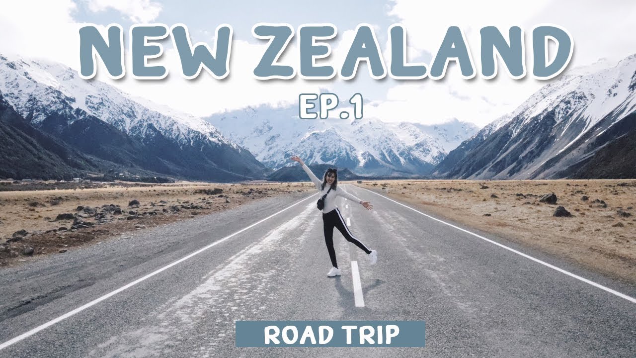 ขับ รถ เที่ยว นิวซีแลนด์ เกาะ ใต้  Update New  ขับรถบ้านเที่ยวเกาะใต้New Zealand  EP.1 Lake tekapo,Mount Cook,Hot tub,Queenstown | Mildmalaii