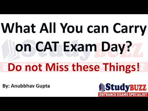 CAT 2023 Exam Day important guide | What all to carry on exam day? Do ...