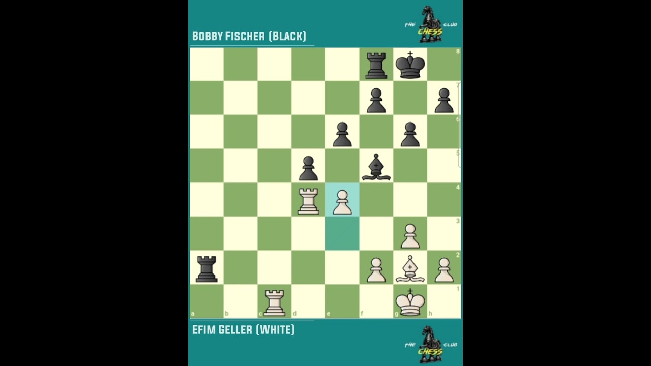 Efim Geller vs Bobby Fischer ◉ World Chess Interzonal ‖ Palma de Majorca → Spain (1970)