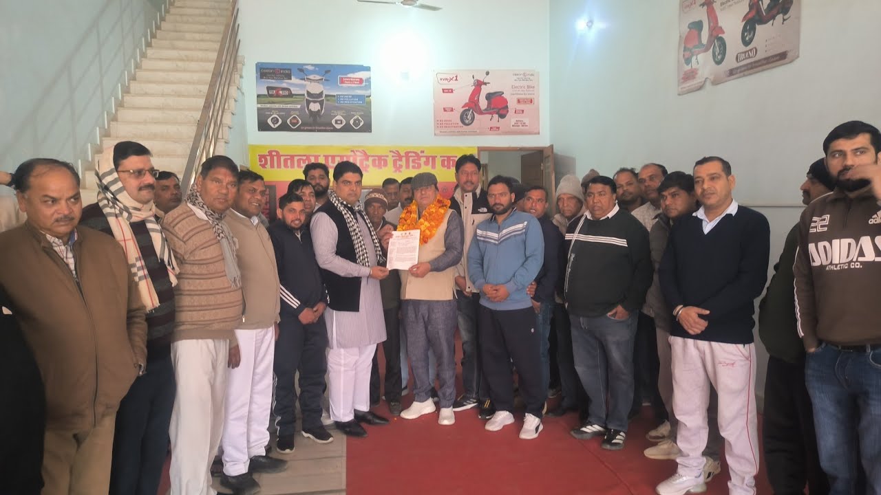 हरिराम सैनी बने जिला अध्यक्ष भव्य स्वागत  बनते ही सैनी ने  दे डाला बड़ा बयान